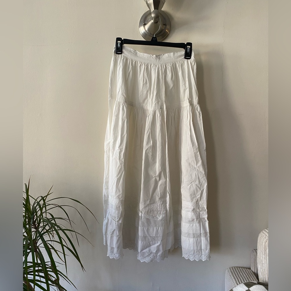 DOEN White Maxi Skirt Size XS